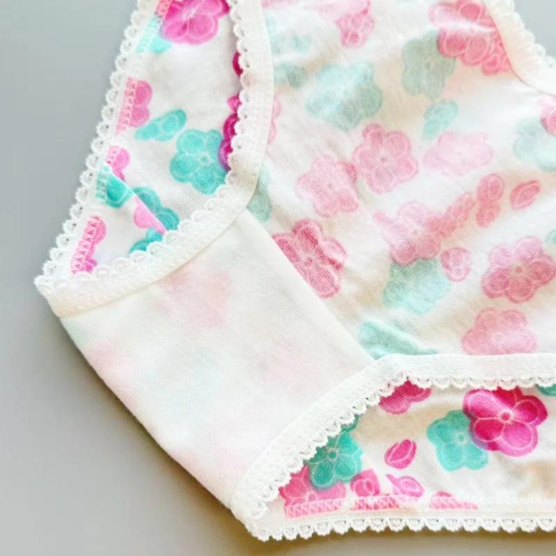 Sous-vêtements pour bébés filles, 12 pièces, couleur aléatoire, culottes en coton pour enfants, slip
