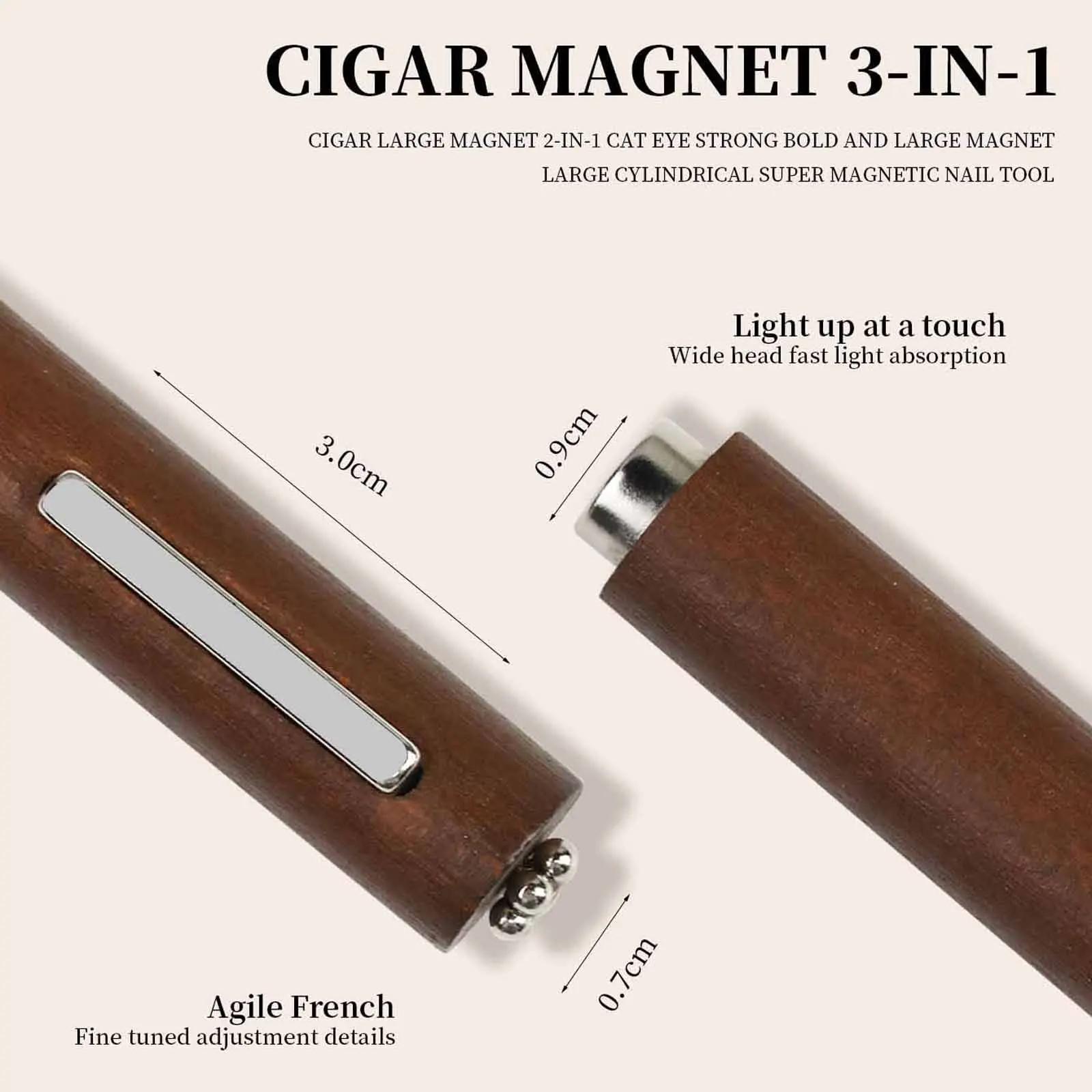 Gel magnétique multifonctionnel 3 en 1 pour les yeux de chat, grand cylindre, magnétique Super puiss