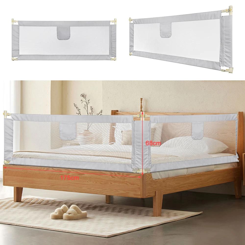 1 barrière de lit portable, barrière de lit pliable pour enfant, 12 mois-5 ans, barrière de sécurité