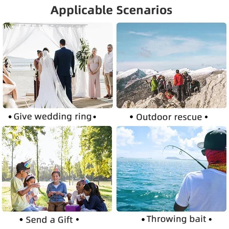 BRDRC LED système de contrôle Airdrop pour DJI Air 3S/Air 3 lanceur de Drone appât de pêche/bague de