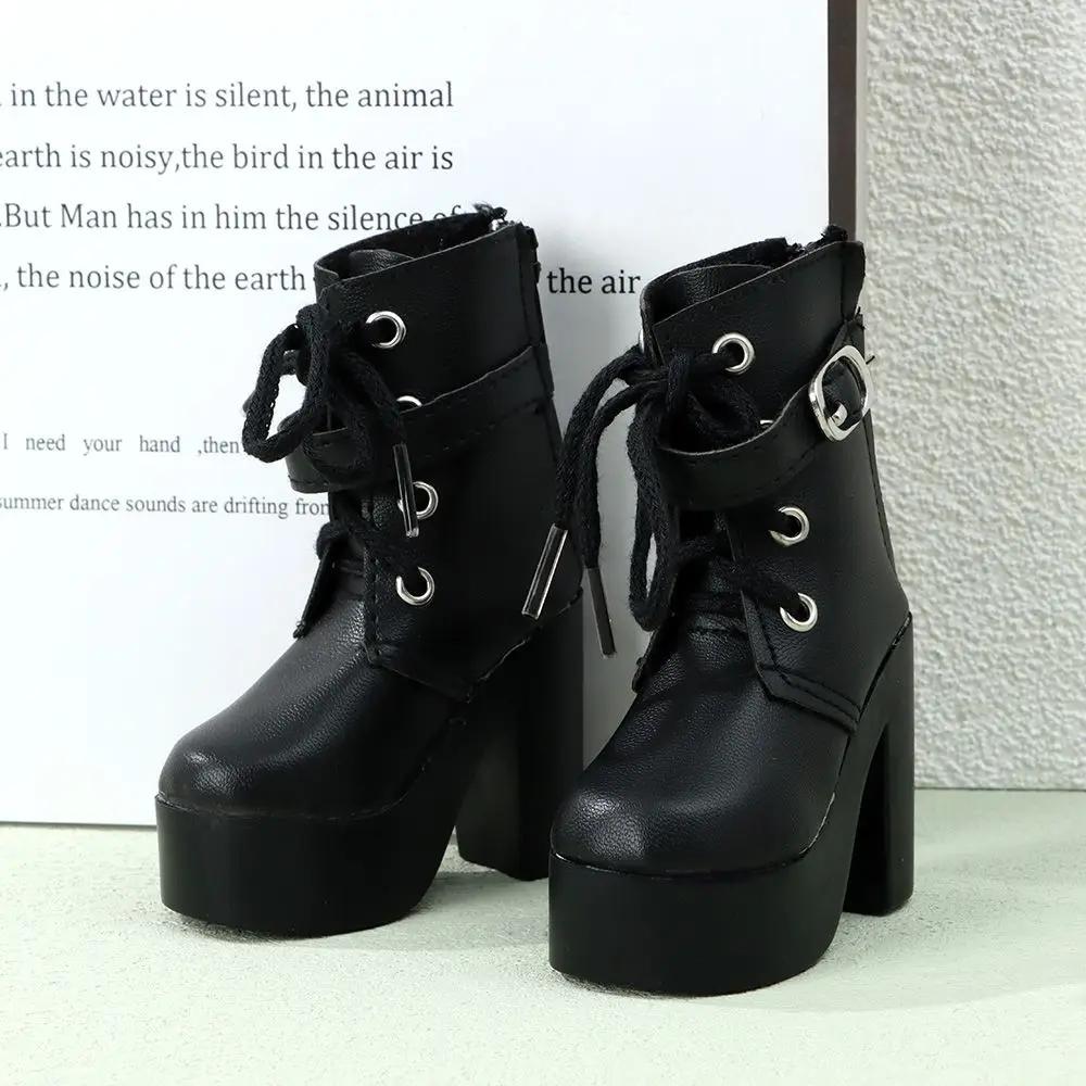 Chaussures de princesse à talons hauts en cuir PU, accessoires Kiev illage de beurre, bottes de joue