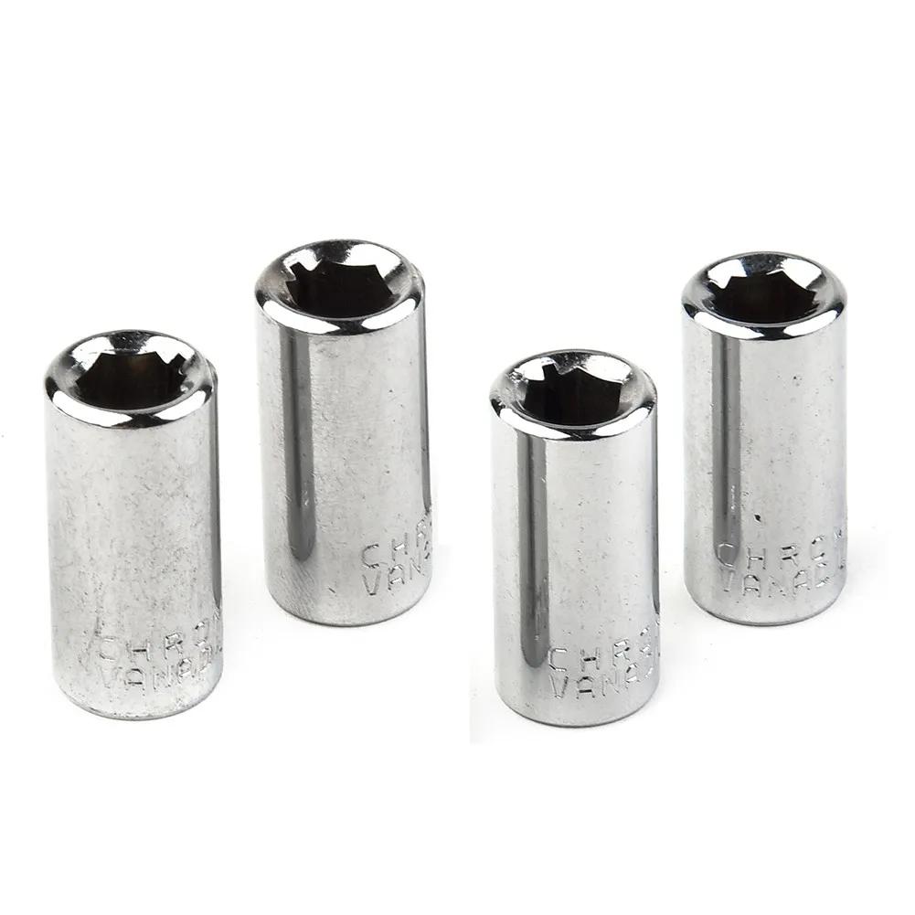 4 pièces 1/4 "entraînement carré à 1/4" embouts à douille hexagonale convertisseur adaptateur d'embo