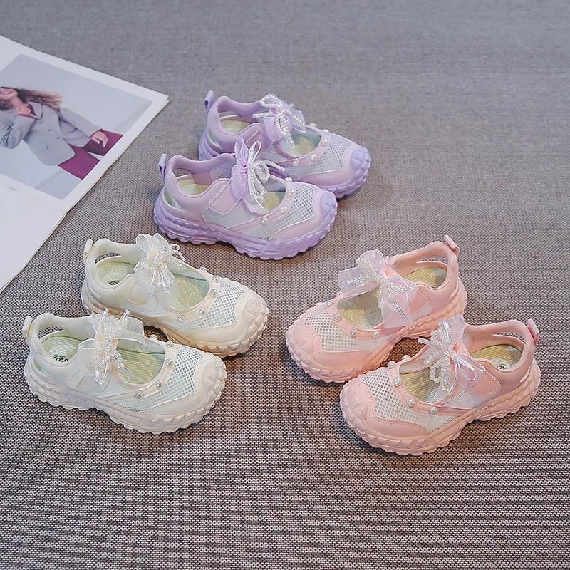 Sandales Princesse pour Filles 2026 Nouvelle Collection Été – Magnifiques Chaussures Enfant en Maill