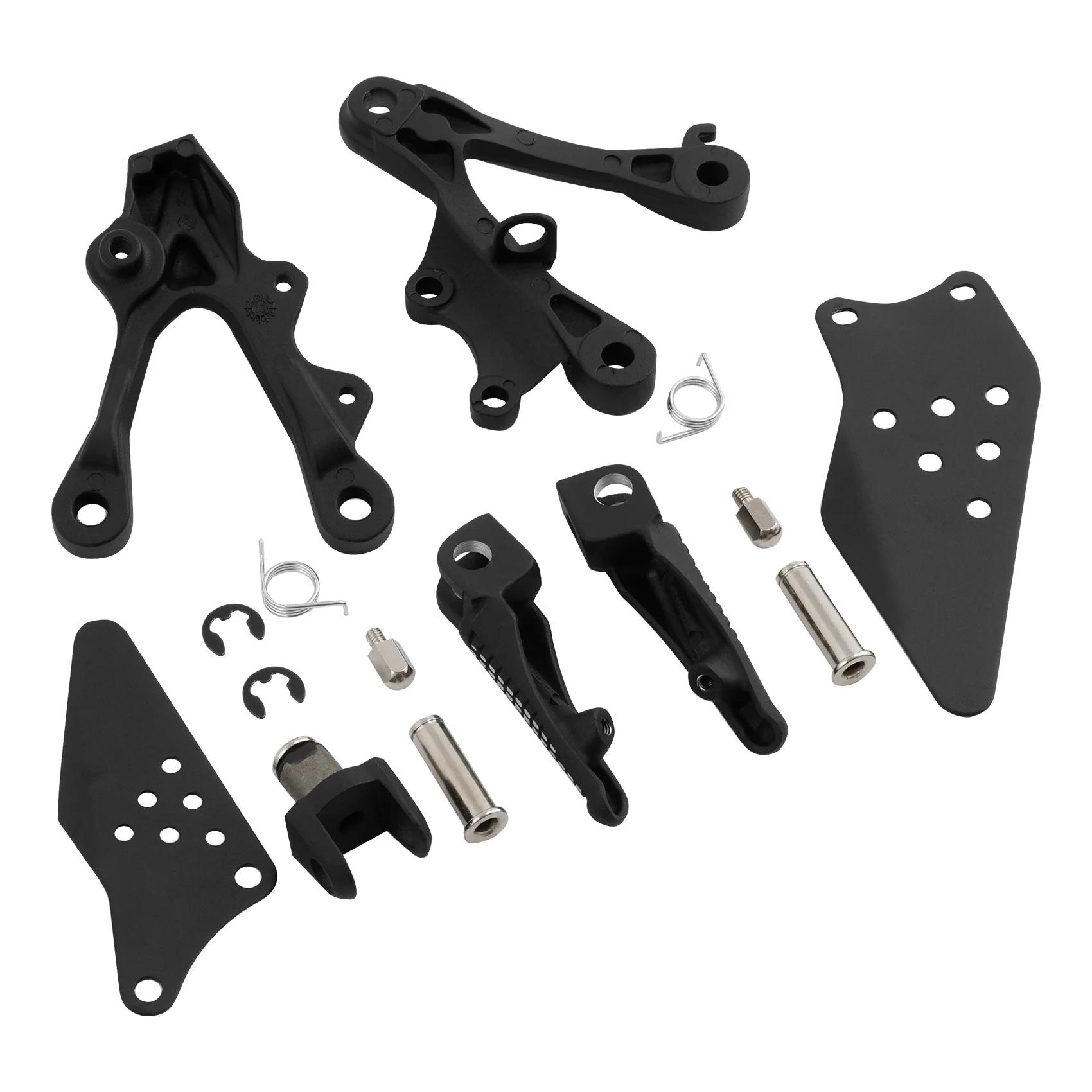 Jeu de supports de repose-pieds avant pour moto KAWASAKI Ninja ZX6R 2009-2018 ZX636 2013 2014 2015 2