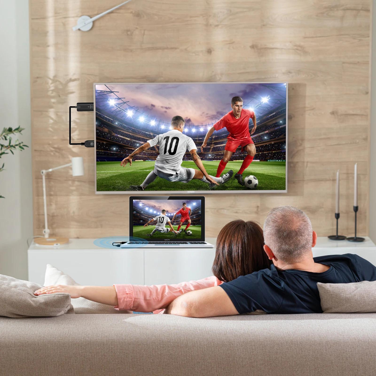Câble d'extension HDMI sans fil 30m, transmetteur Audio-vidéo et récepteur, adaptateur d'affichage p