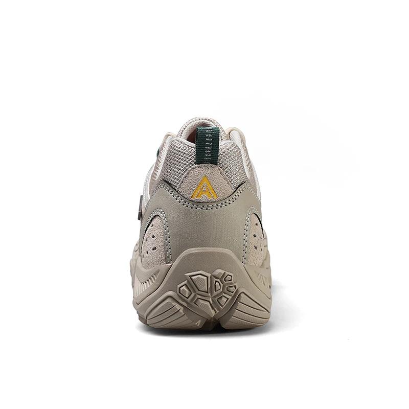 Chaussures randonnée imperméables cuir femmes hiver baskets luxe stylées décontractées