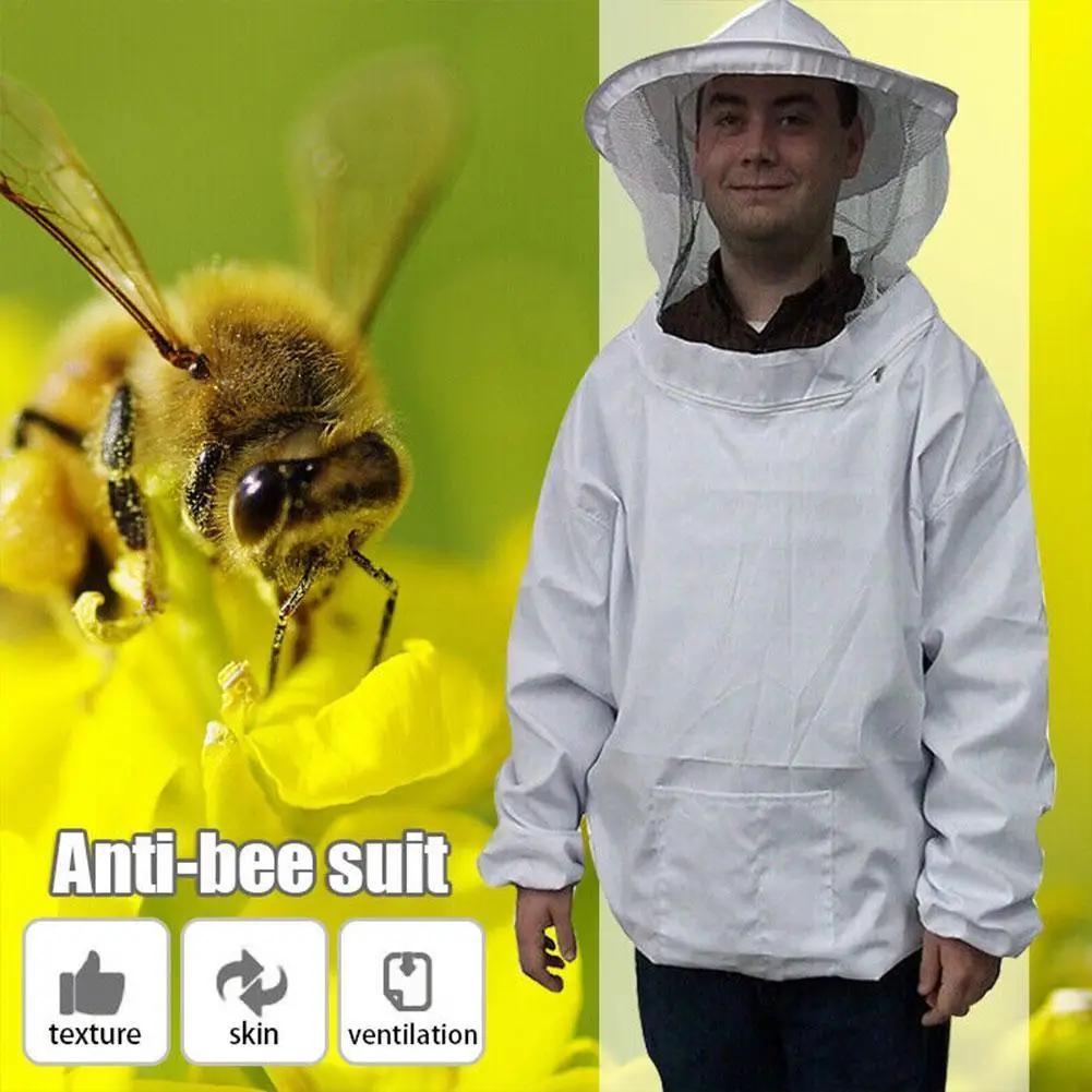 2025NEW veste de protection pour apiculture voile Smock équipement apiculture chapeau manches apicul