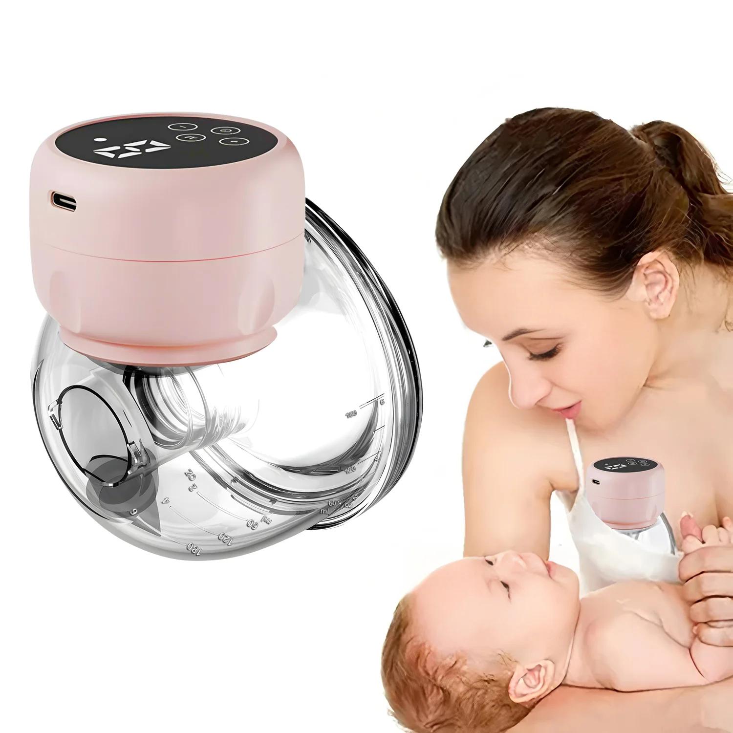 Tire-lait portable USB, fournitures pour bébé, tire-lait électrique et automatique