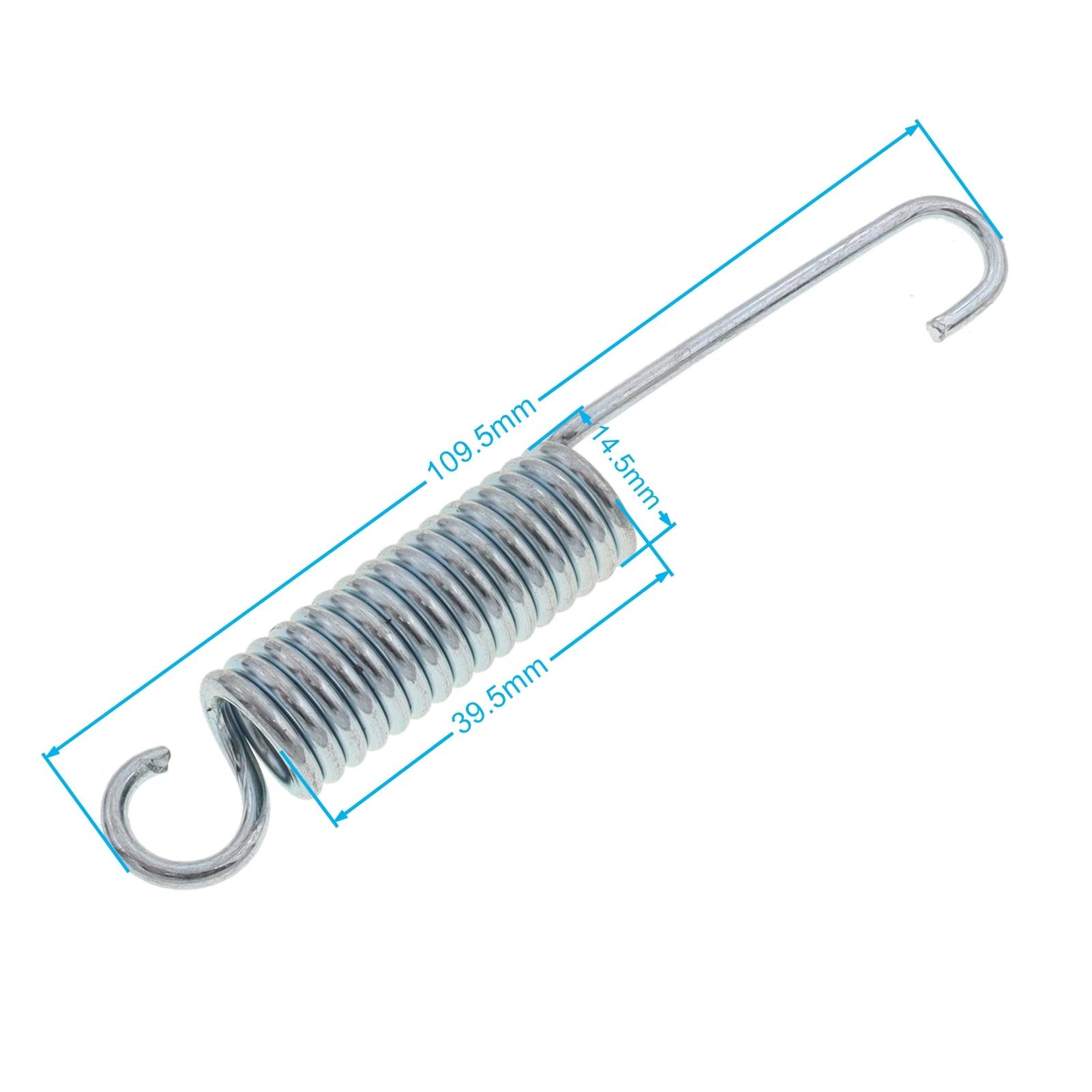 1 pièces 75mm/89.5mm/109.5mm/125mm longueur Support pieds côté pied cadre ressort pour moto saleté P