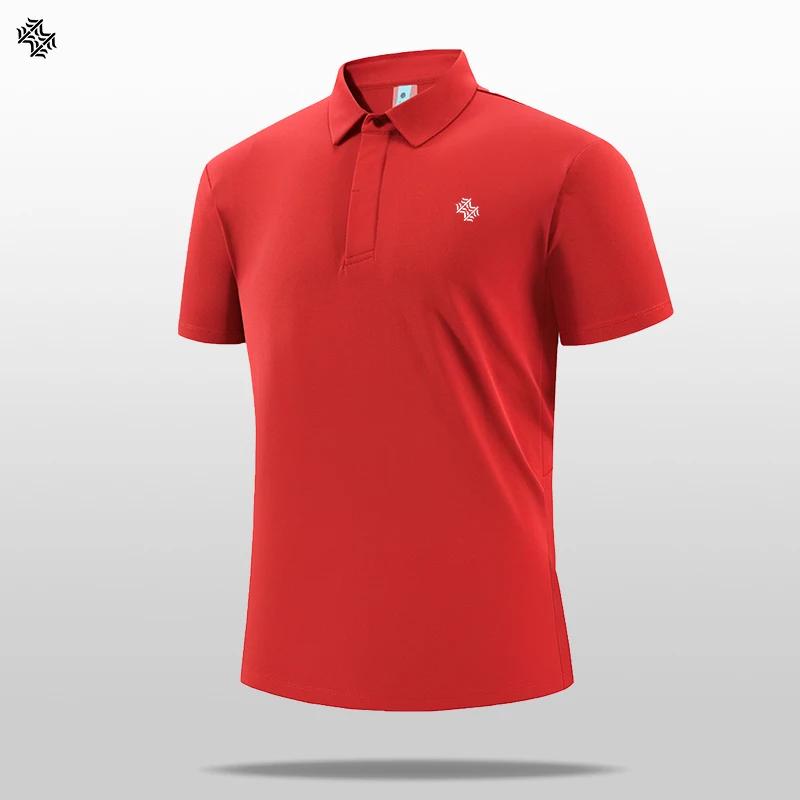 SBWL-Polo à manches courtes pour hommes, T-shirt de golf en plein air, Haut de sport équestre, 7 cou