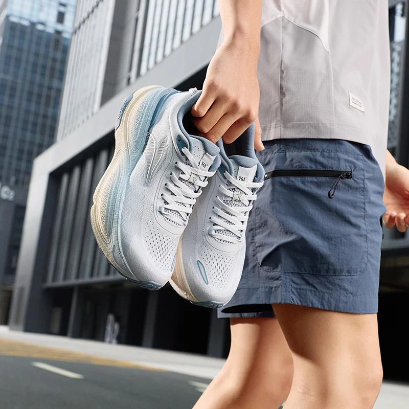 361 Degrees PopBlaze 6 chaussures de course pour hommes, légères, résistantes à l'usure, confortable