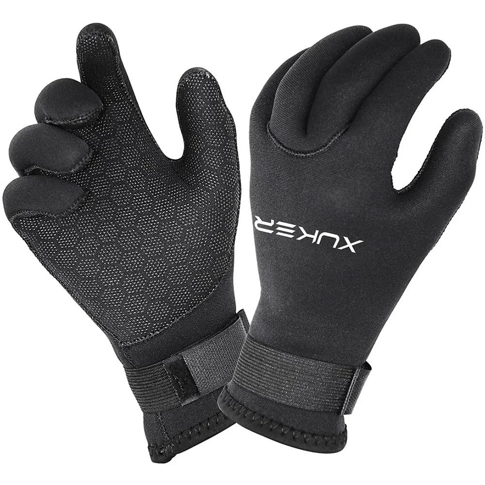 Gants de plongée en néoprène 3mm 5mm, garde au chaud pour la plongée en apnée, le surf, le kayak, le