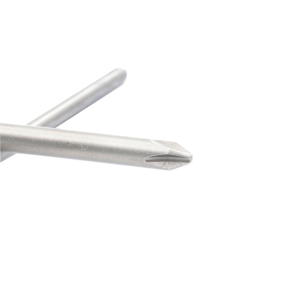 Embout de tournevis Phillips en acier allié S2, 50mm 75mm 100mm 150mm, 12 pièces/15 pièces, avec emb