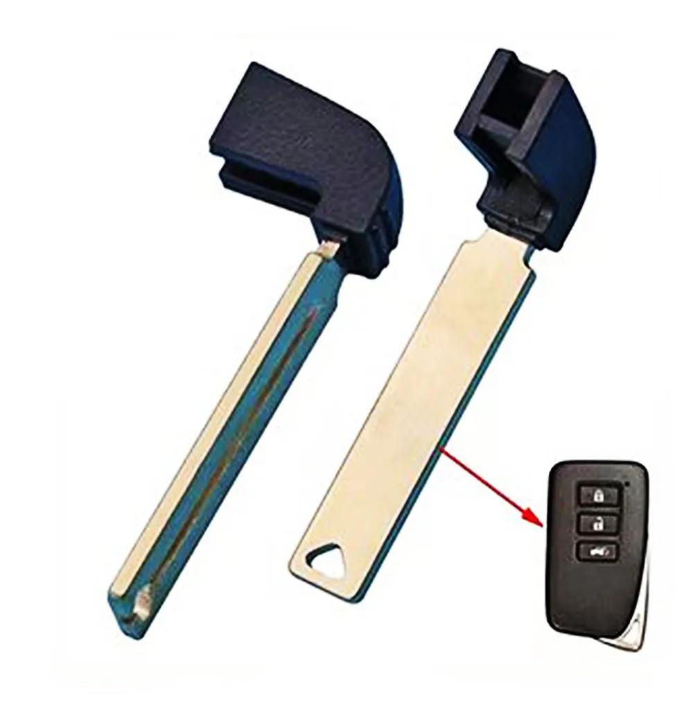 Clé intelligente de voiture Toy40, lame sans clé vierge, insert d'urgence, Lexus NX, GS, RX, IS, ES,