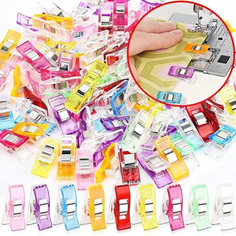 Clips de couture polyvalents, 20/50 pièces, Clips de reliure colorés, Clips de Quilting artisanaux e