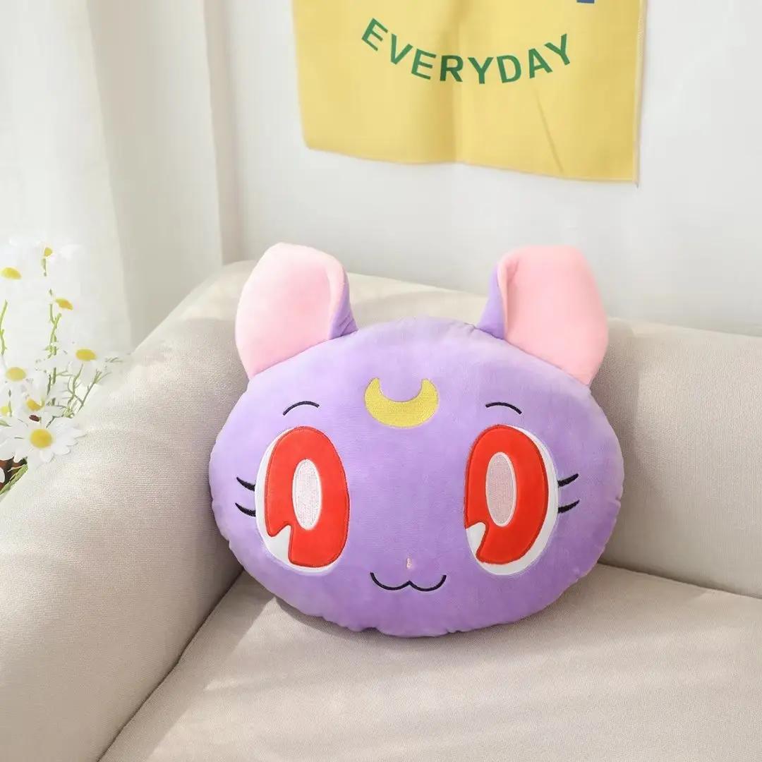 Oreiller en peluche Sailor Moon Anime, Kawaii Tsuk37Usagi Plushies, décor de chambre Chiba Mamoru, b