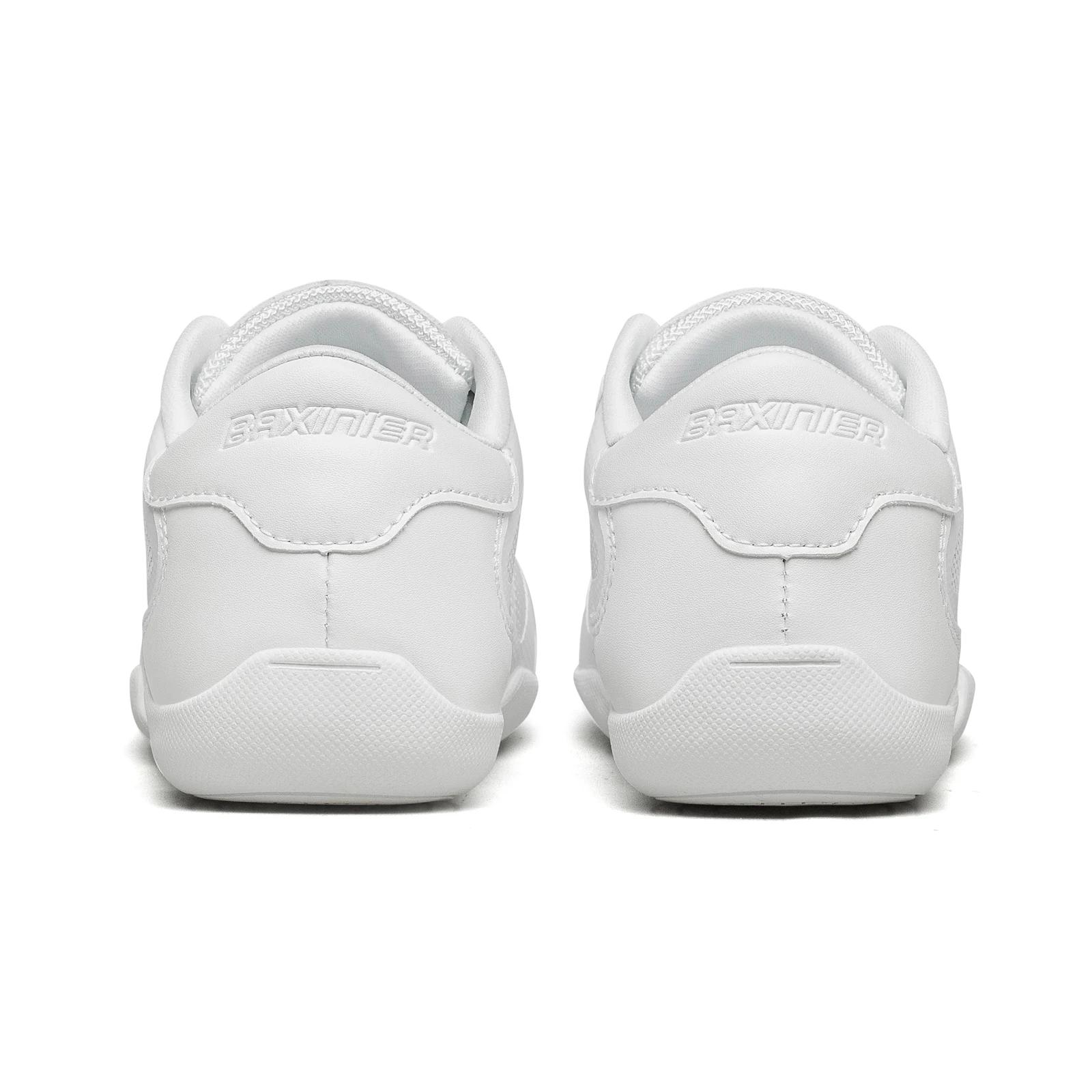 BAXIN16-Girls Cheer Shoes, White Cheerleading Dance Shoes, Kids 202 letic Training, Tennis Shoes, Yo
