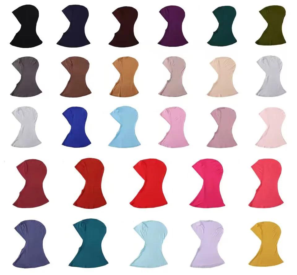 Ramadan islam hijab voile femme musulman sous-écharpe foulard musulmane pour femme tête foulards fem