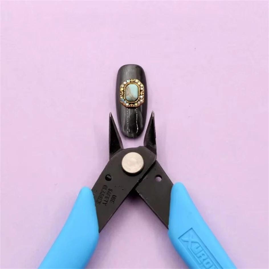 Coupe-ongles en acier inoxydable, dissolvant de biscuits, coupe-ongles, outil d'art d'ongle, ciseaux