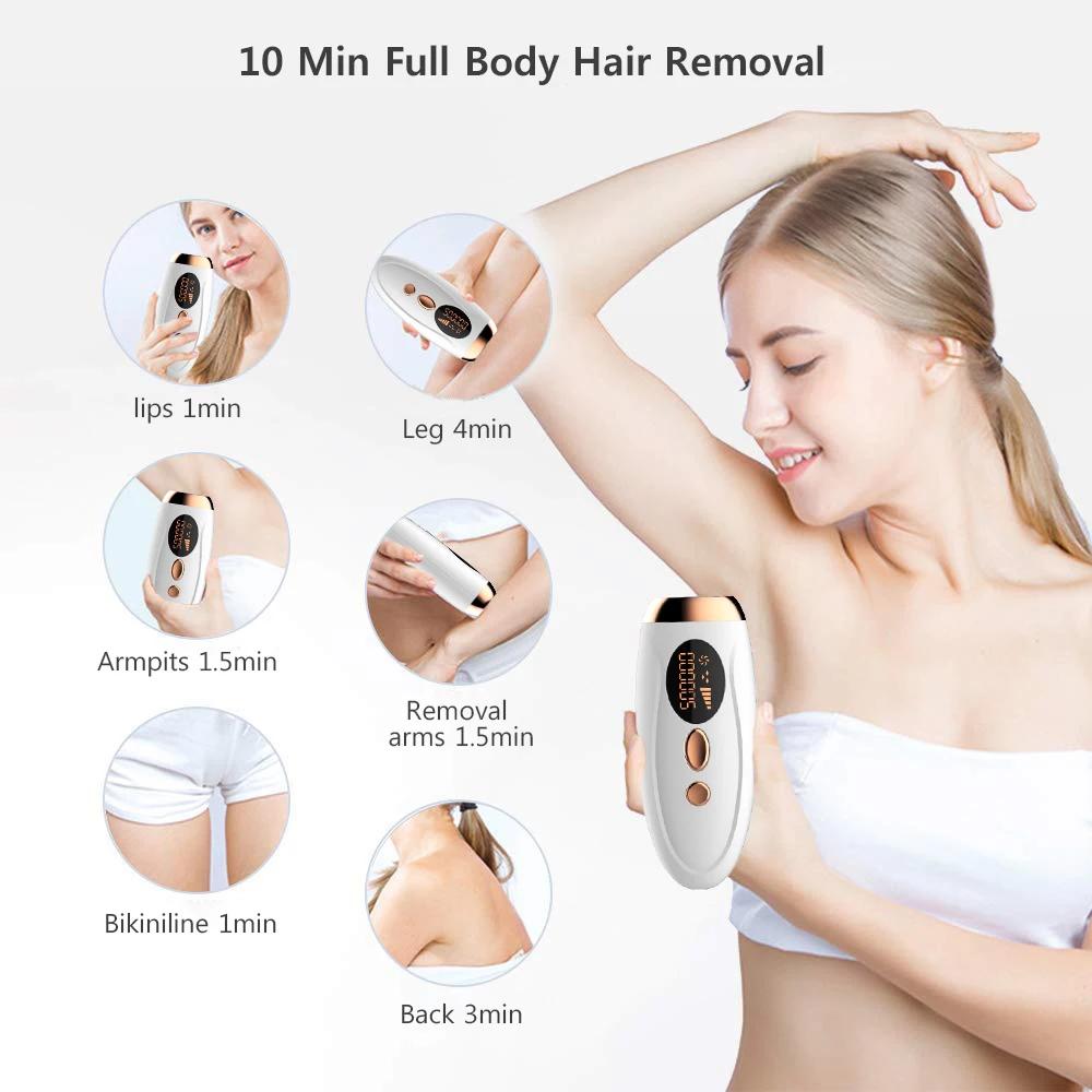 999999   Flashes épilateur Laser pour femmes hommes corps Bikini jambes bras aisselles épilation ind