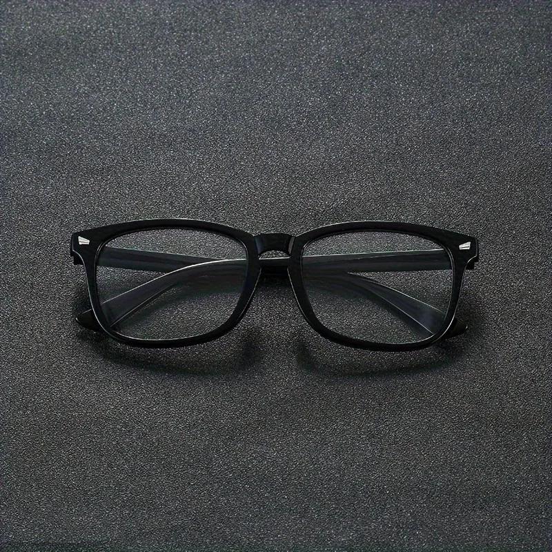 Lunettes Anti-lumière bleue à rivets carrés, 1 pièce, pour les déplacements quotidiens, lunettes à l