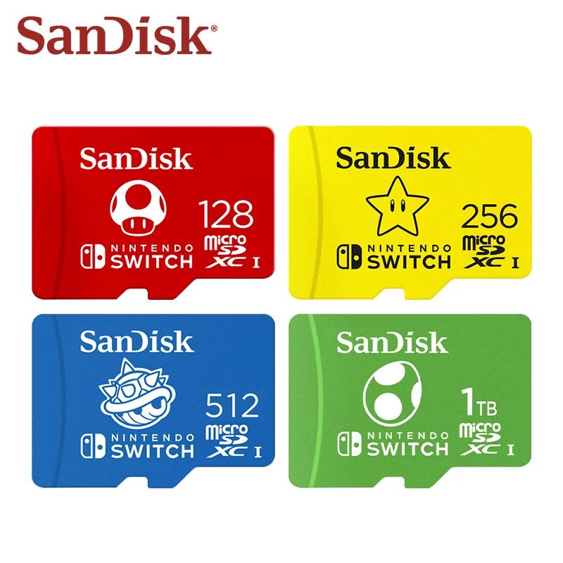 Carte mémoire SanDisk 100% originale, 128 go 256 go 512 go 1 to, vitesse de lecture jusqu'à 100 mo/s