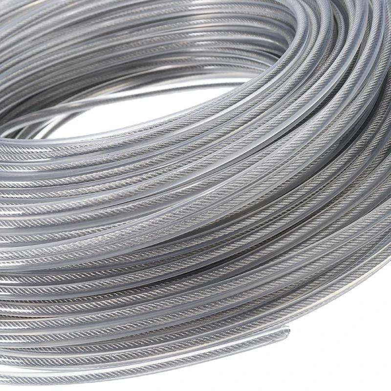 LUSQI-Fil d'acier en nylon pour débroussailleuse, 5m/10m/15m, fil de rechange pour tondeuse à gazon