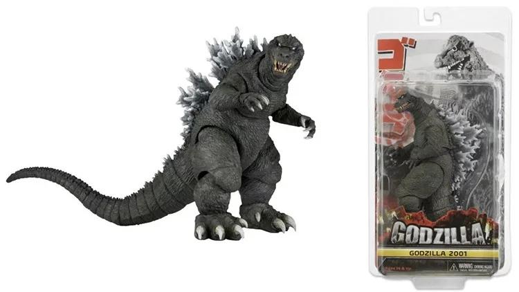 NECA-Figurine articulée Godzilla en PVC, version film, cadeau pour enfants, 17cm, 2001