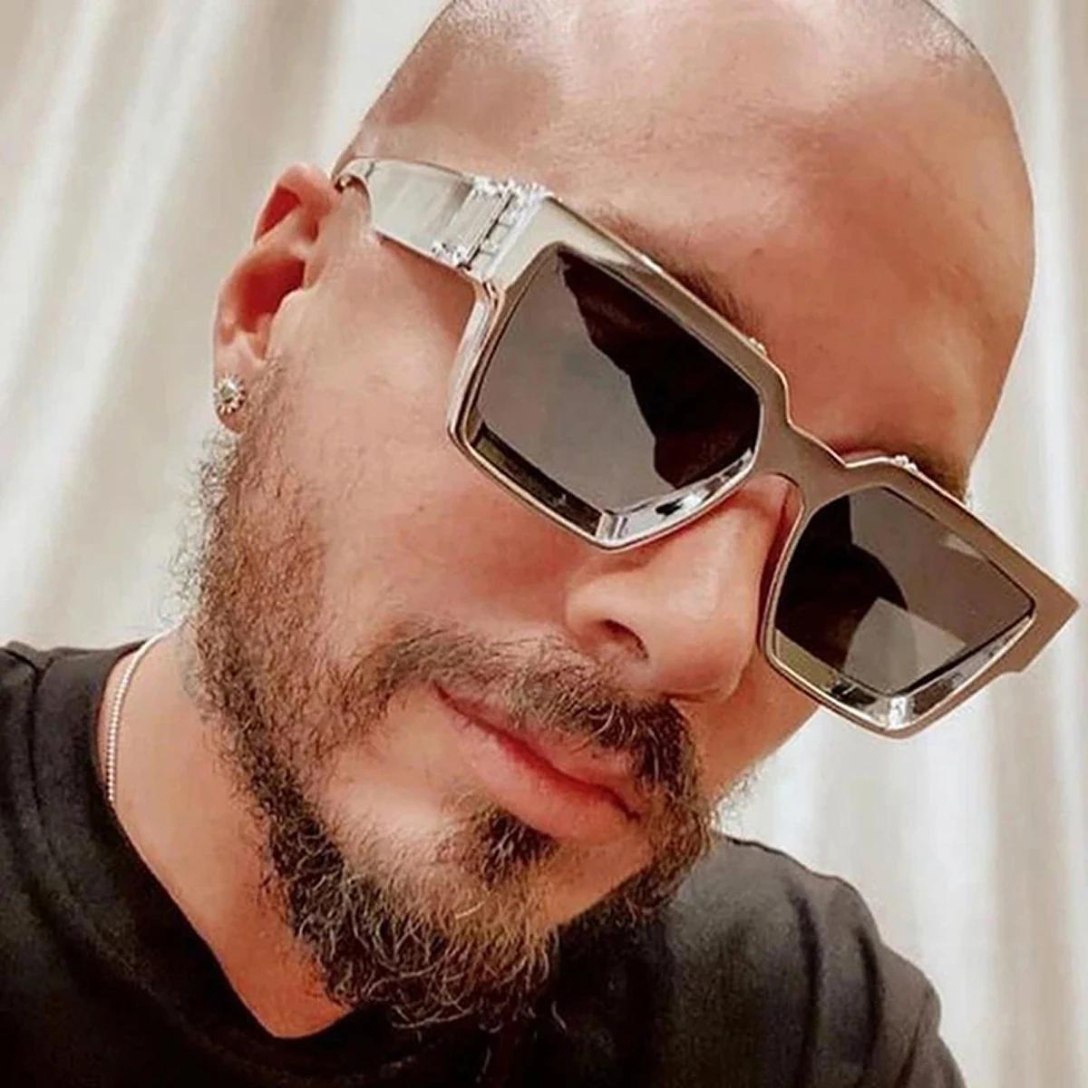 Lunettes de soleil de luxe Ruiao Retro Black Millionaire Shades 2026 pour hommes, lunettes de soleil