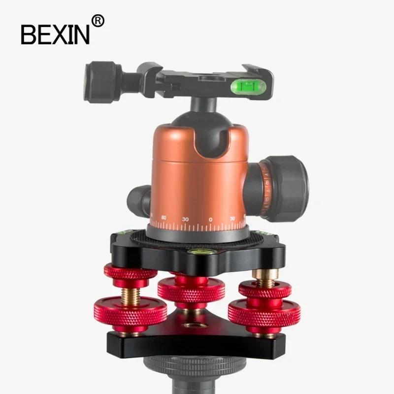 BEXIN LP64 ajusteur de niveau en alliage d'aluminium réglage de bulle d'équilibre adaptateur de tête