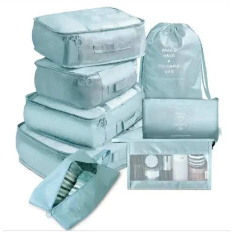 Sac à bandoulière pour femmes à double poignée, sac fourre-tout pliable en nylon, sac à main brodé t