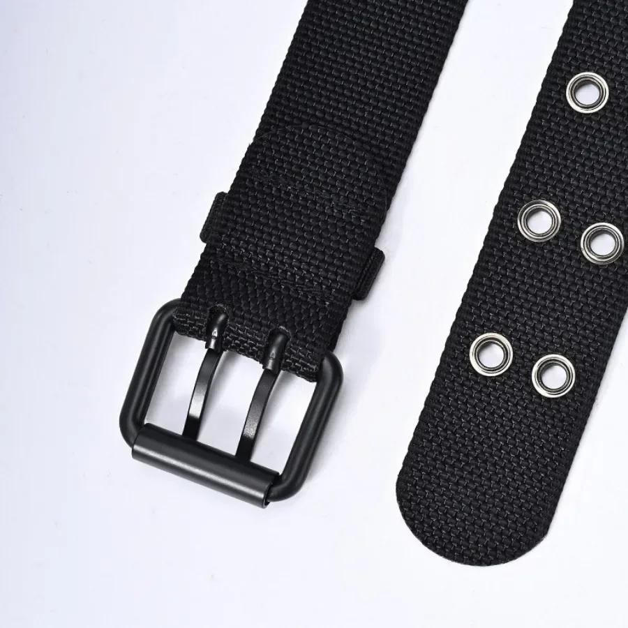 Nouveaux hommes respirant en Nylon tissu ceinture de sport de plein air ceinture boucle ardillon pan