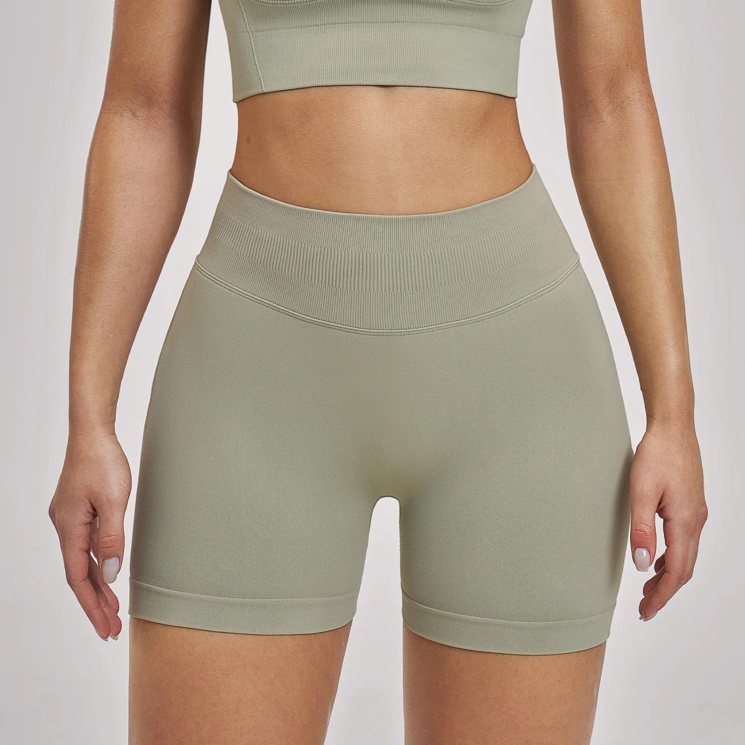 Shorts de yoga pour femmes, shorts de fitness, shorts de course et de cyclisme, leggings de sport re