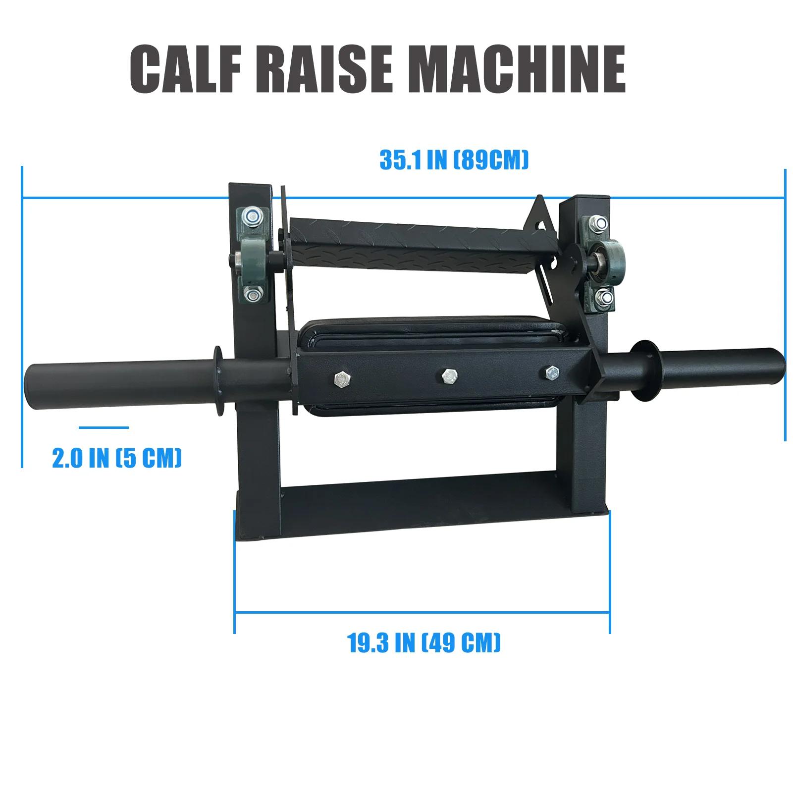 Machine de levage de mollet réglable, étirement du mollet, entraînement de force, convient à 2 plaqu