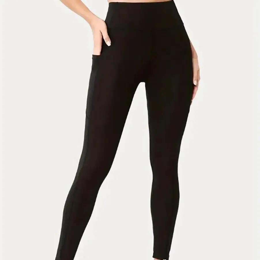 Leggings de yoga de poche pour femmes, taille haute, levage des hanches, sports et fitness, directem