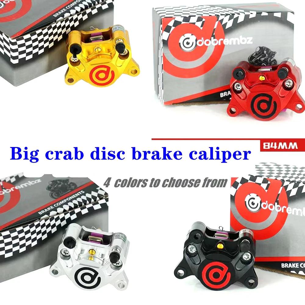 Étrier de disque de frein universel en aluminium CNC, 84mm x 2 pistons, pour Honda, Suzuki, Yamaha, 