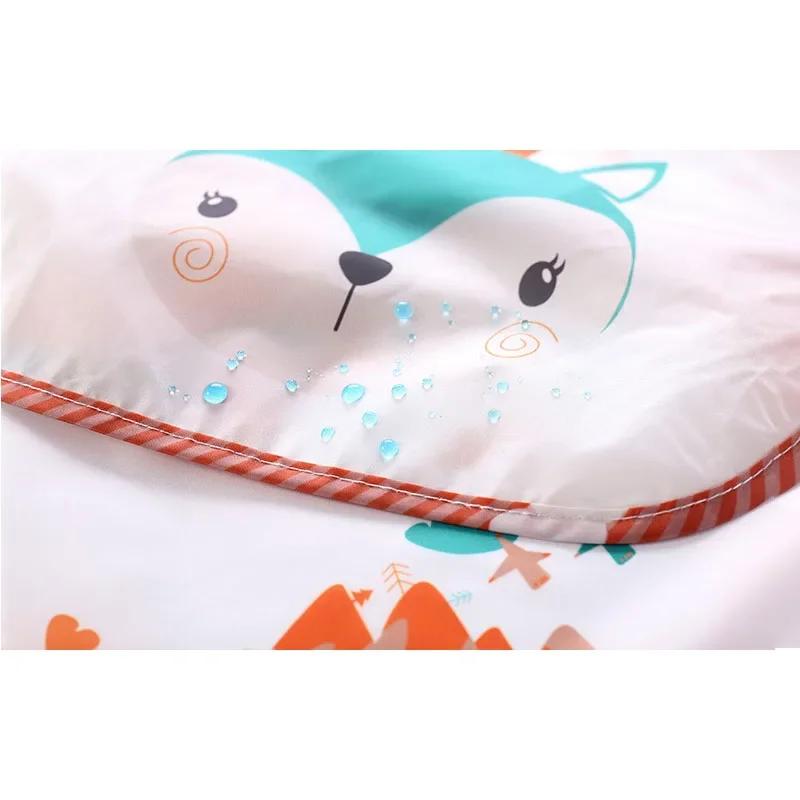 Bavoir imperméable à manches longues pour bébés, écharpe pour tout-petits, Smock d'art, Tablier d'al