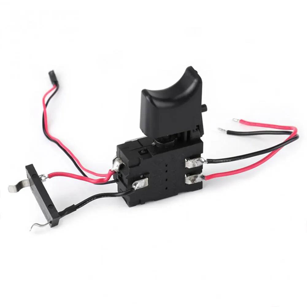 Interrupteur de perceuse électrique DC7.2-24V, bouton de contrôle de vitesse pour perceuse sans fil 