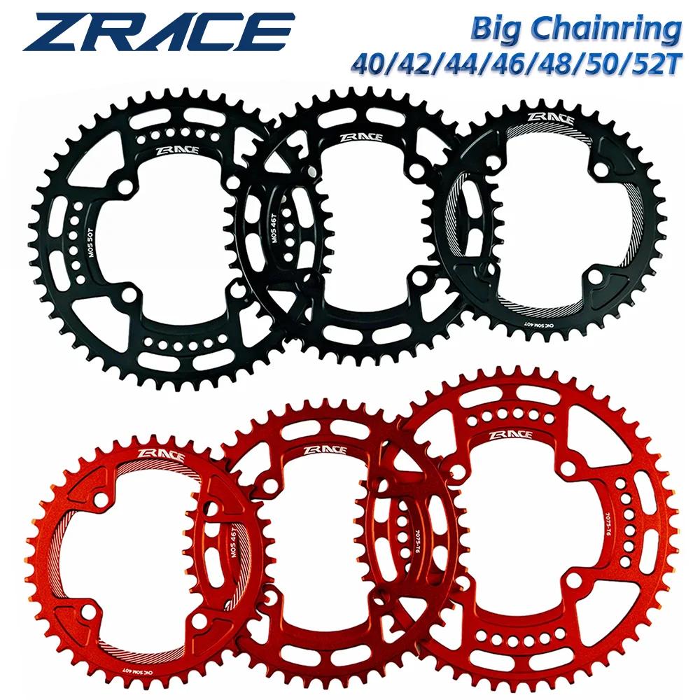 ZRACE-Plateaux de 40T/42T/44T/46T/48T/50T/52T BCD104, Dent Étroite AL7075 CNC, VTT/Route/Vélo de Gra