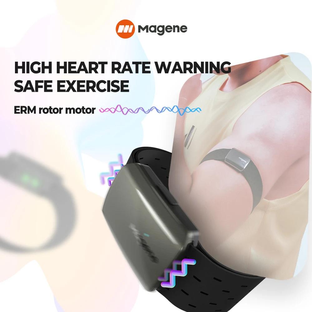Magene moniteur de brassard de fréquence cardiaque double Mode Bluetooth ANT H803 capteur bras drago