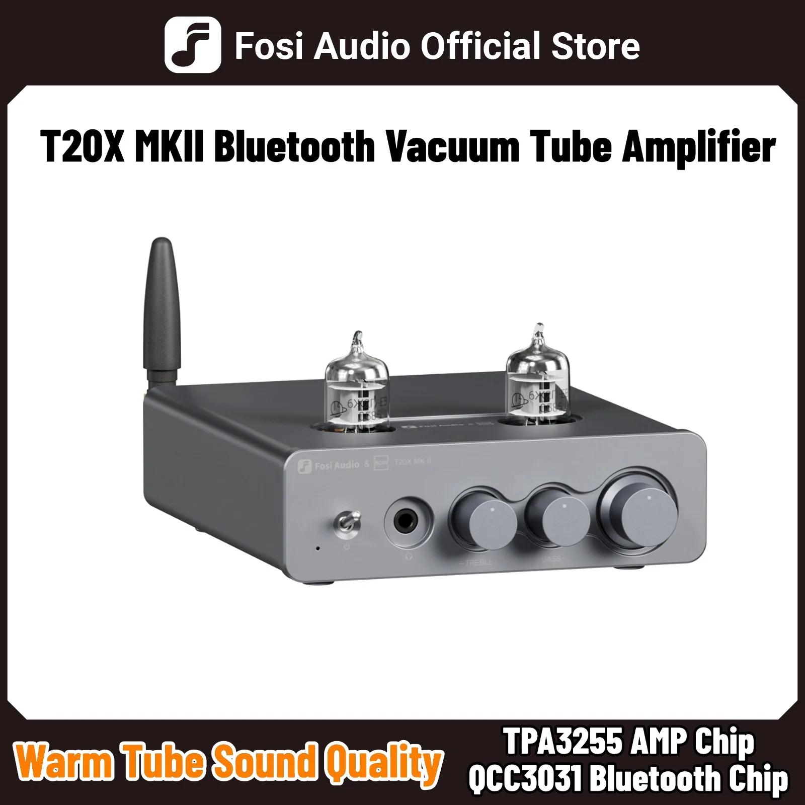 Fosi Audio T20X MKII 300W amplificateur à Tube sous vide Bluetooth amplificateur de puissance stéréo