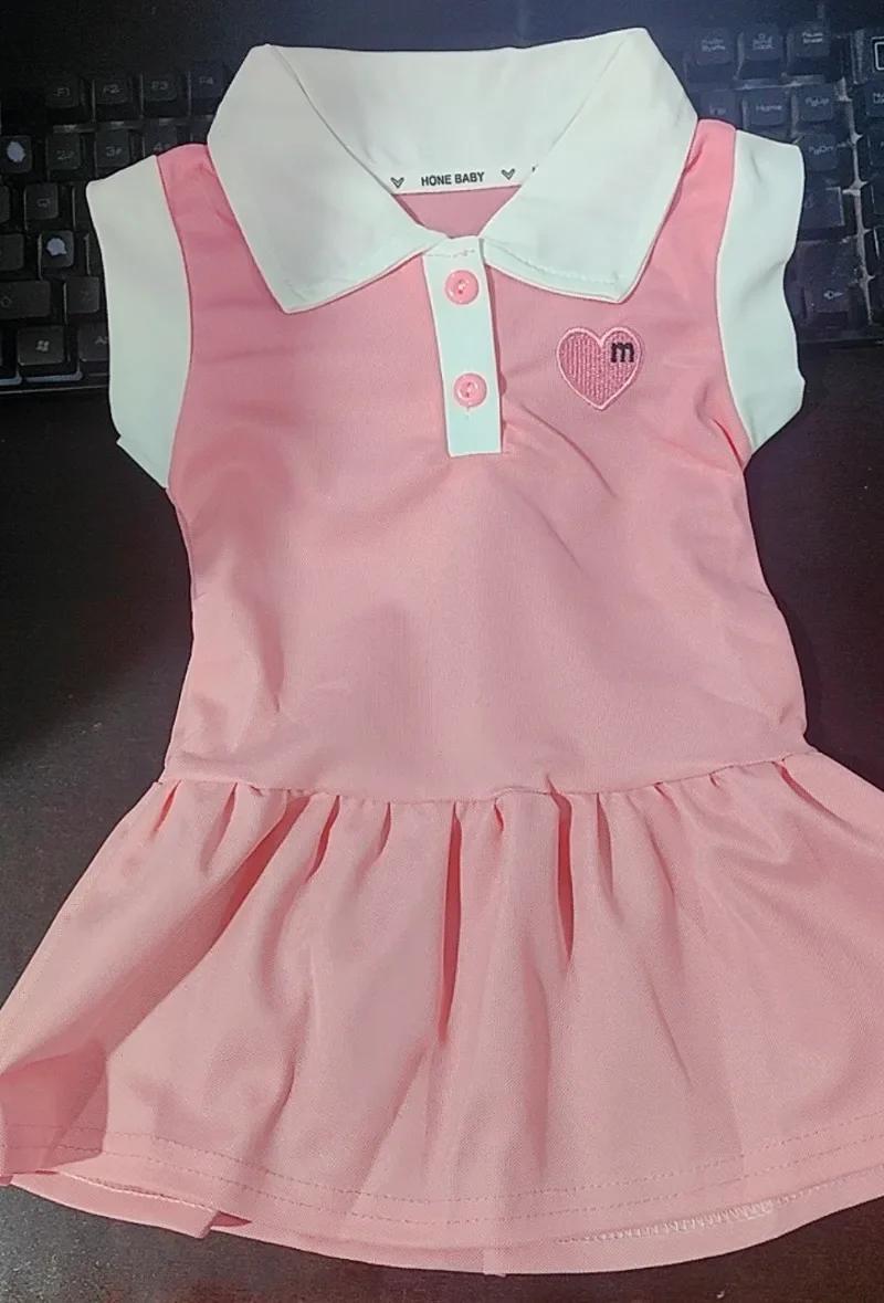 2025 enfants robe printemps été col rabattu enfants vêtements mode enfant en bas âge bébé filles vêt