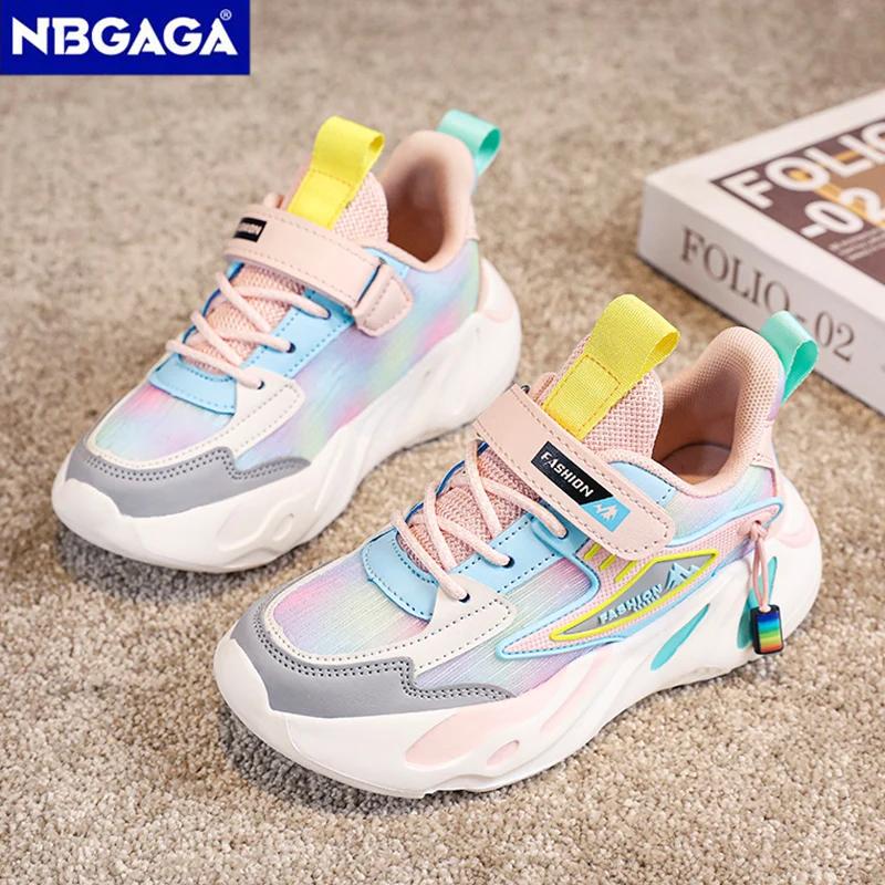 Baskets en maille respirante pour enfants, chaussures de tennis décontractées, sports scolaires, mod