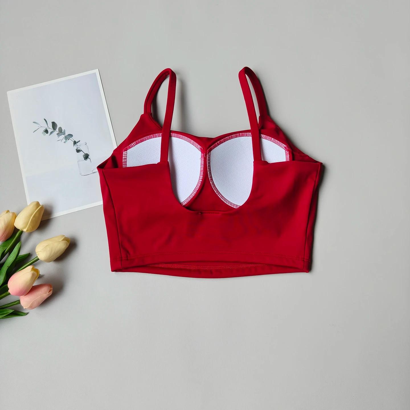 Soutien-gorge de sport respirant pour femmes, haut de fitness, soutien-gorge de sport push up, couss