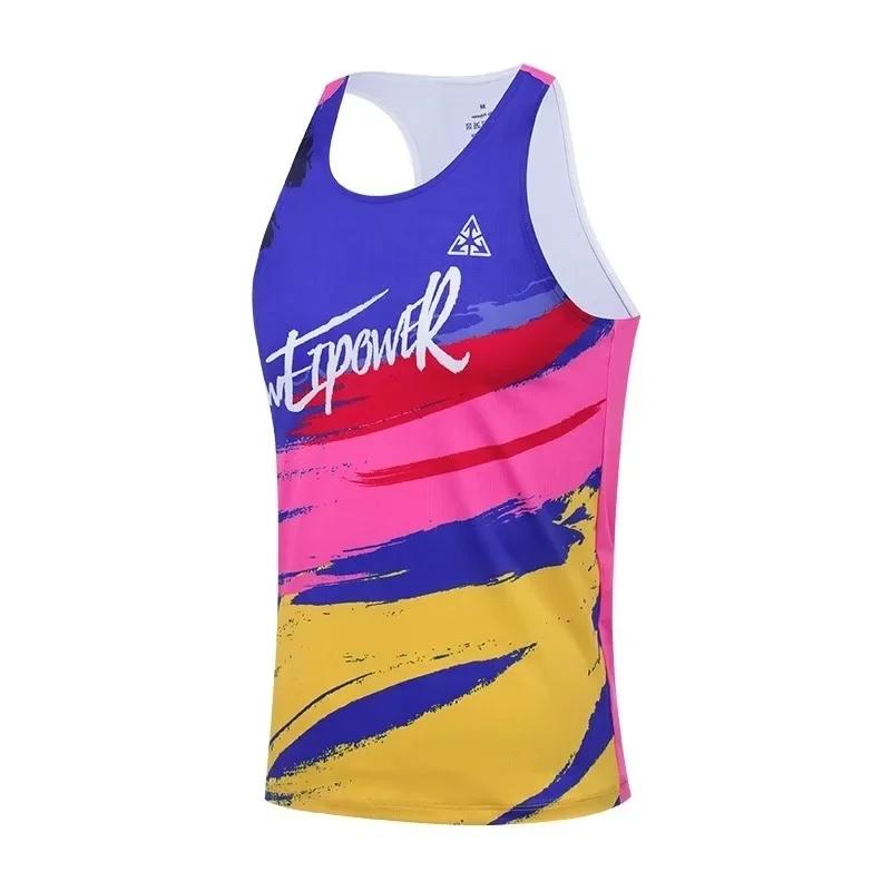 Gilets de course Marathon, T-shirts de course de sport professionnel d'été pour hommes et femmes, vê