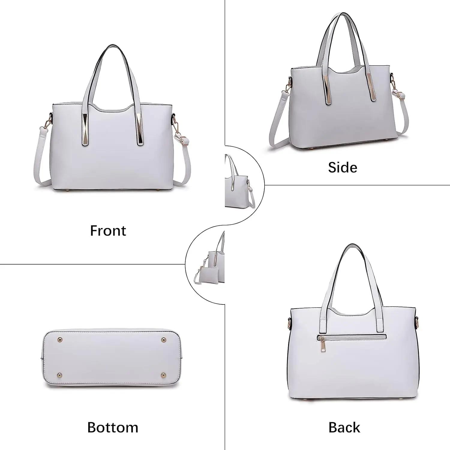 Sac à main Miss Lulu Damen de taille moyenne, élégante sacoche à bandoulière et sac à poignée, ensem