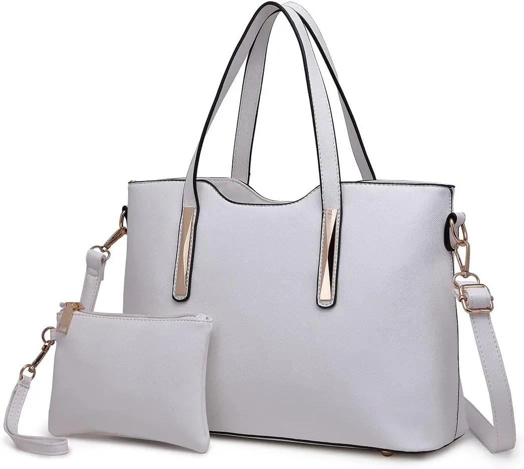 Sac à main Miss Lulu Damen de taille moyenne, élégante sacoche à bandoulière et sac à poignée, ensem