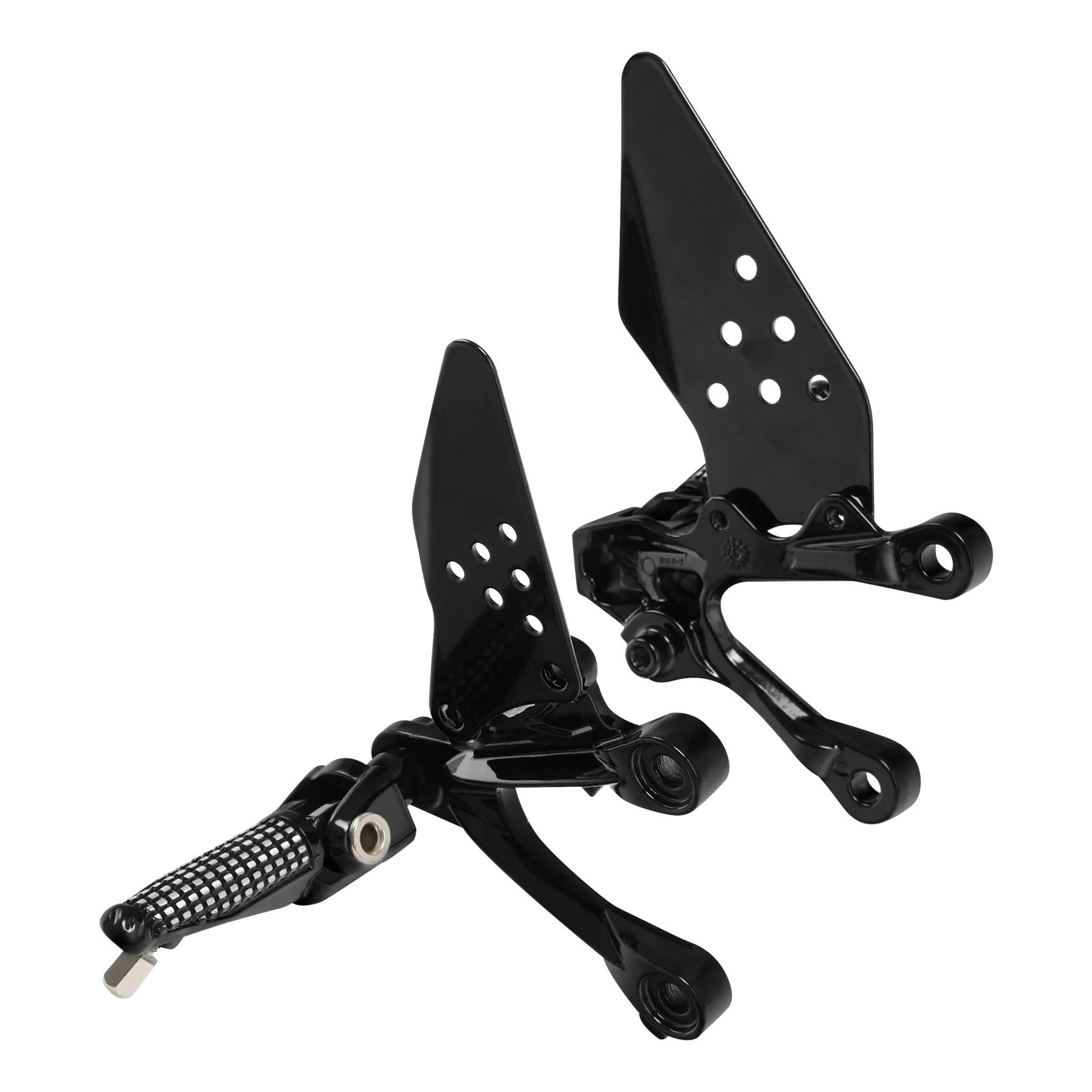 Jeu de supports de repose-pieds avant pour moto KAWASAKI Ninja ZX6R 2009-2018 ZX636 2013 2014 2015 2