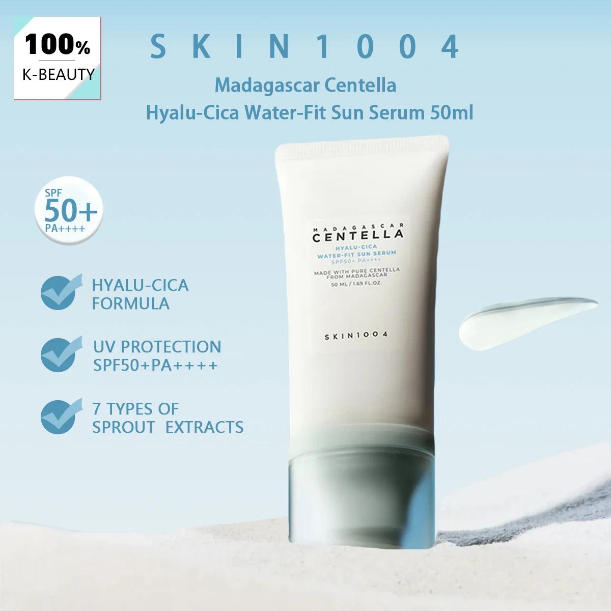 Sérum solaire hydratant SKIN1004 Madagascar Centella Hyalu-Cica SPF50+ PA++++, protection solaire pu