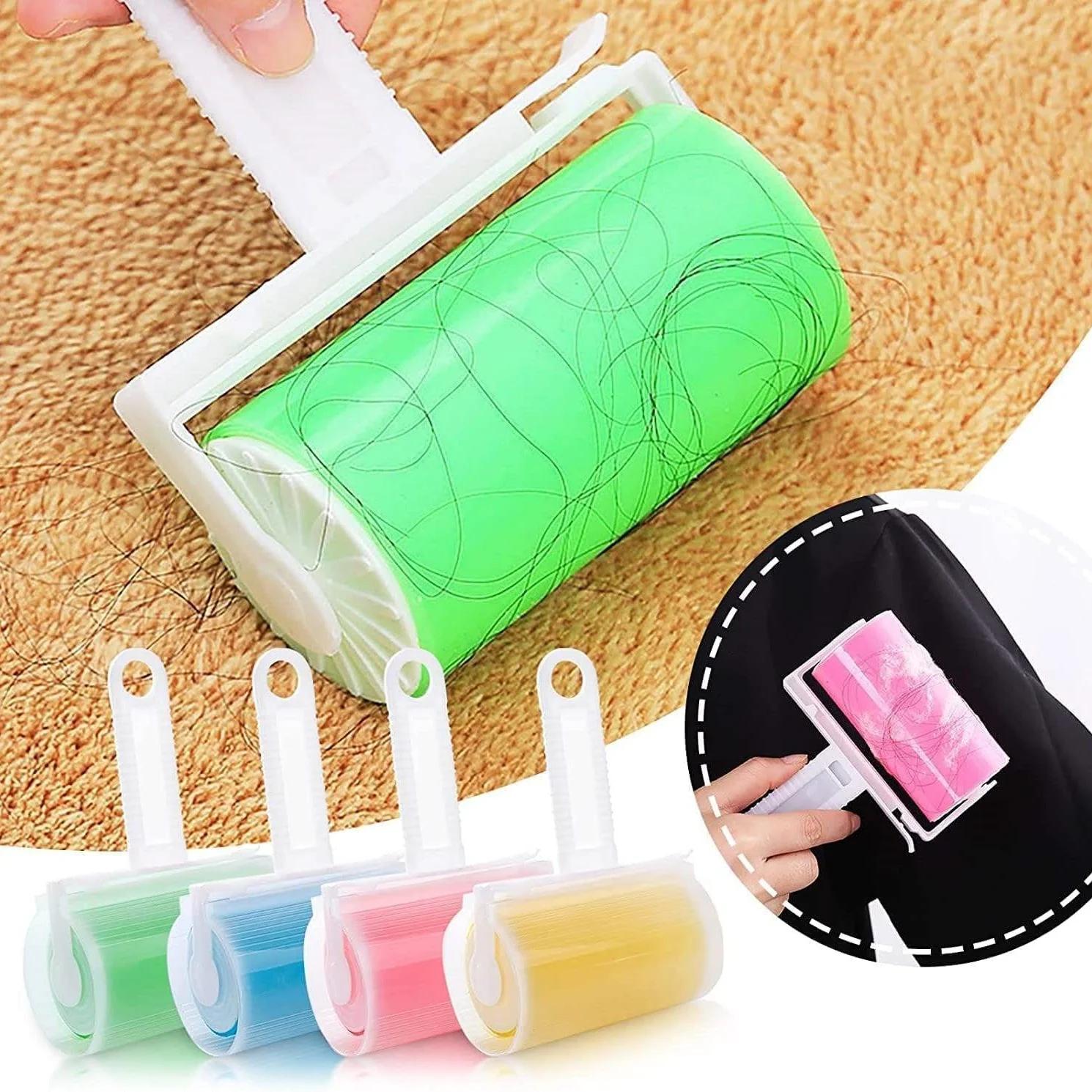 Rouleau collant lavable pour vêtements, réutilisable, portable, maison propre, épilateur pour animau